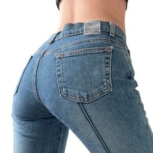 Vintage Y2K Bebe Blue Bootcut Jeans